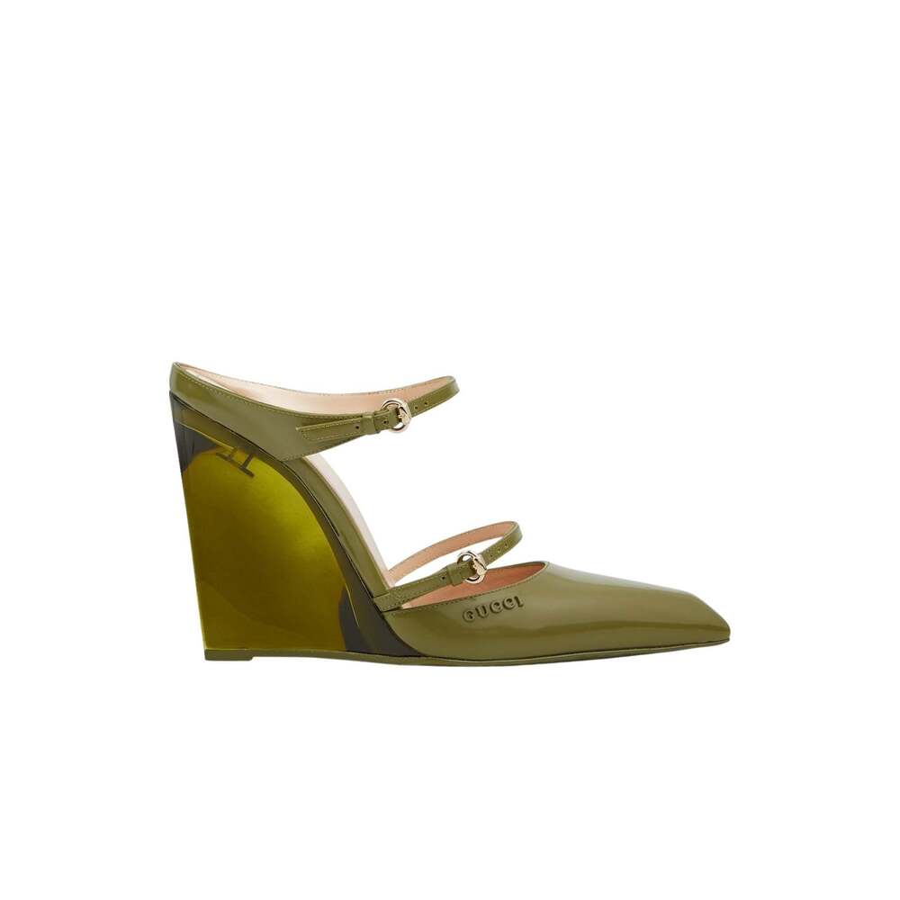Gucci - Christy 110 Wedge Mules - IT 38